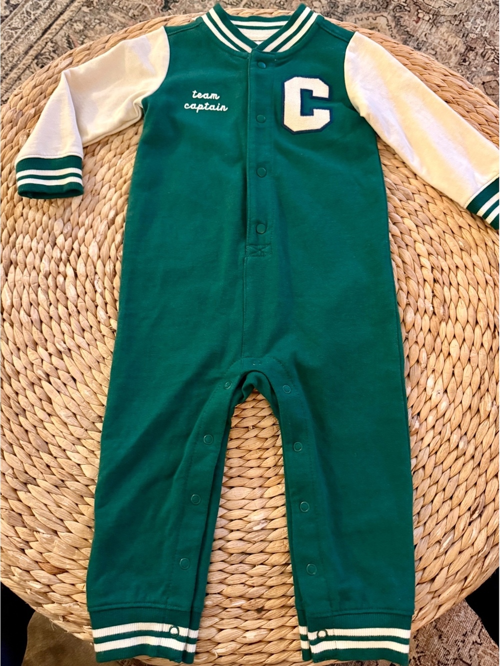 Carters Team Captain Boys Romper Sz 18 Months